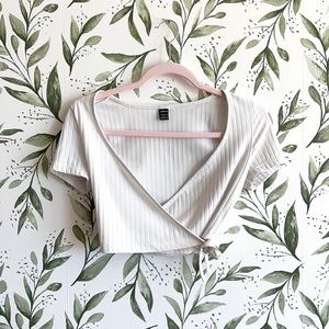 SHEIN White Crop Top | Size S